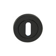 Spira Brass Door Furniture N/A / Matt Black / Mortice Key Profile Escutcheons Spira Brass - Oval Standard Escutcheon Matt Black