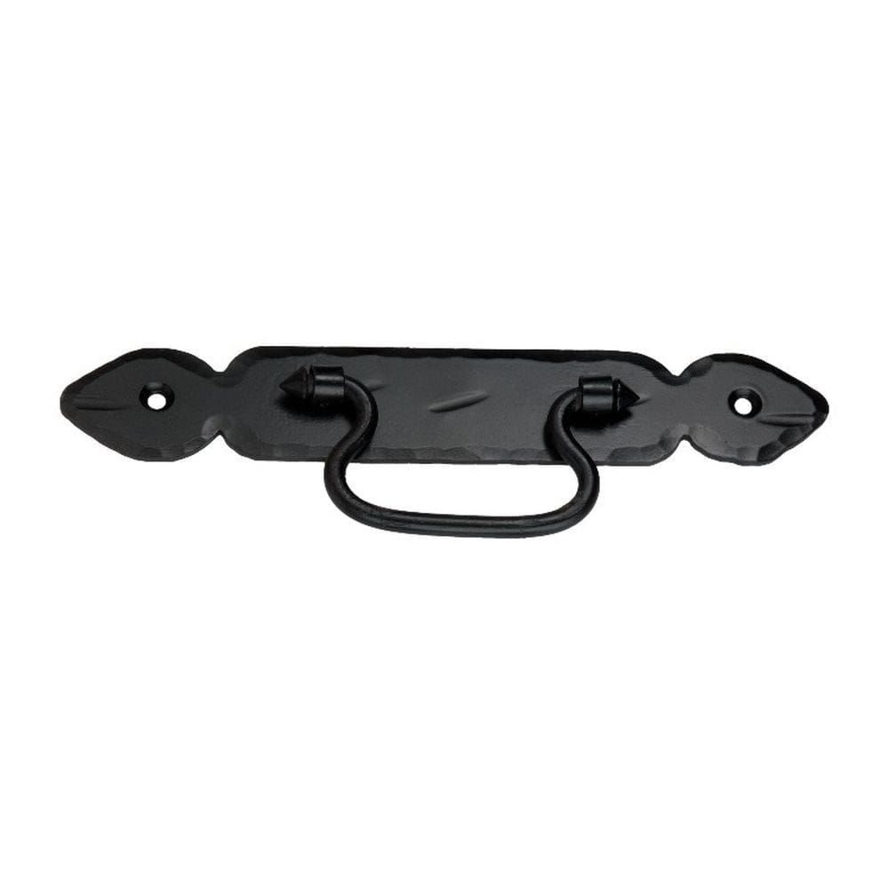 Spira Brass Cabinet Hardware N/A / Matt Black / Cabinet Drop Pulls Spira Brass - Petal Ring Drop Pull Matt Black