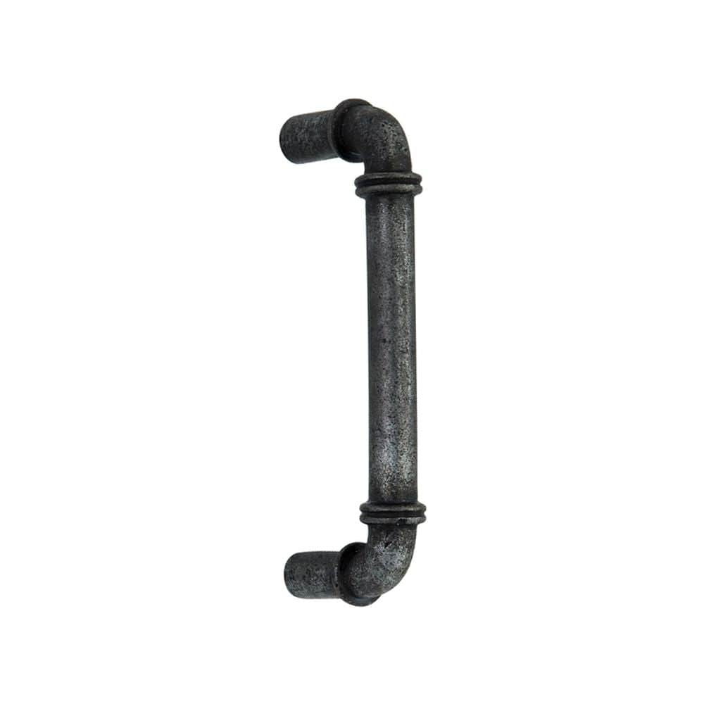 Spira Brass Cabinet Hardware N/A / Pewter / Cabinet Pull Handles Spira Brass - Ribbed Cabinet Pull 6" Pewter