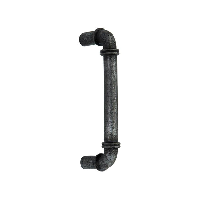 Spira Brass Cabinet Hardware N/A / Pewter / Cabinet Pull Handles Spira Brass - Ribbed Cabinet Pull 6" Pewter