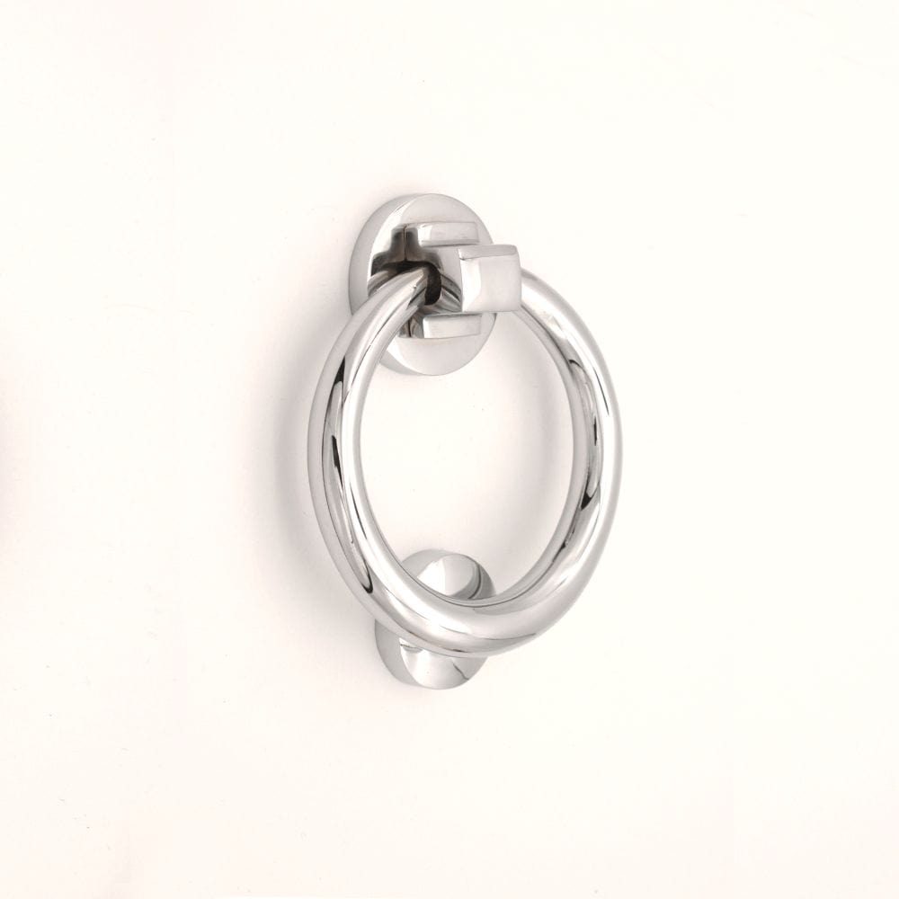 Spira Brass Door Furniture N/A / Polished Chrome / Door Knockers Spira Brass - Ring Door Knocker 110mm Polished Chrome
