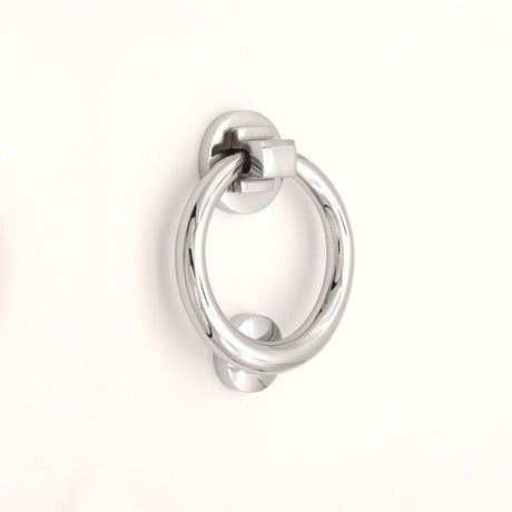 Spira Brass Door Furniture N/A / Polished Chrome / Door Knockers Spira Brass - Ring Door Knocker 110mm Polished Chrome