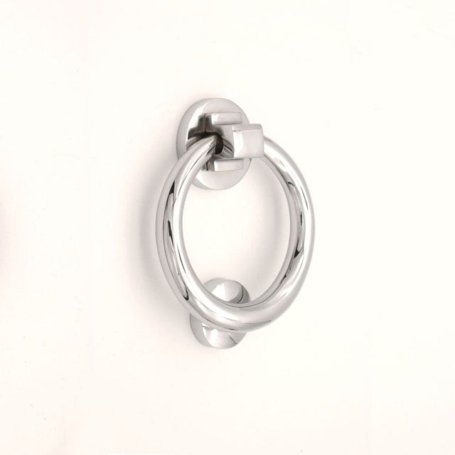 Spira Brass Door Furniture N/A / Polished Chrome / Door Knockers Spira Brass - Ring Door Knocker 110mm Polished Chrome