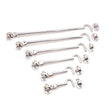 Spira Brass Door Furniture N/A / Polished Chrome / Cabin Hooks Spira Brass - Silent Cabin Hook 3" - 75mm Polished Chrome
