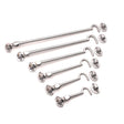 Spira Brass Door Furniture N/A / Satin Chrome / Cabin Hooks Spira Brass - Silent Cabin Hook 3" - 75mm Satin Chrome