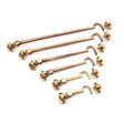 Spira Brass Door Furniture N/A / Antique Brass / Cabin Hooks Spira Brass - Silent Cabin Hook 4" - 100mm Antique Brass