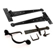 Spira Brass Door Furniture N/A / Beeswax / Door Hardware Kit Spira Brass - Standard Handforged Kit (12") - Penny End Beeswax