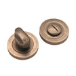 Spira Brass Door Furniture N/A / Pewter / Bathroom Turn & Release Spira Brass - Standard Turn & Release Pewter