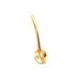 Spira Brass Accessories N/A / Polished Brass / Single Coat Hooks Spira Brass - Victorian Coat Hook 115mm Polished Brass