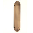 Spira Brass Door Furniture N/A / Antique Brass / Finger Plates Spira Brass - Victorian Half Round Finger Plate 300mm Antique Brass