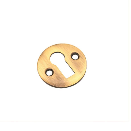 Spira Brass Door Furniture N/A / Antique Brass / Mortice Key Profile Escutcheons Spira Brass - Victorian Key hole Antique Brass