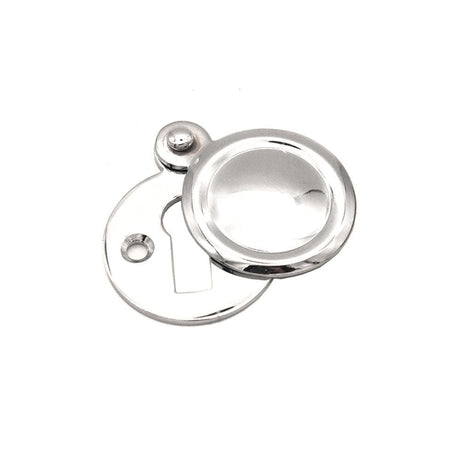 Spira Brass Door Furniture N/A / Polished Chrome / Mortice Key Profile Escutcheons Spira Brass - Victorian Key hole Covered Polished Chrome
