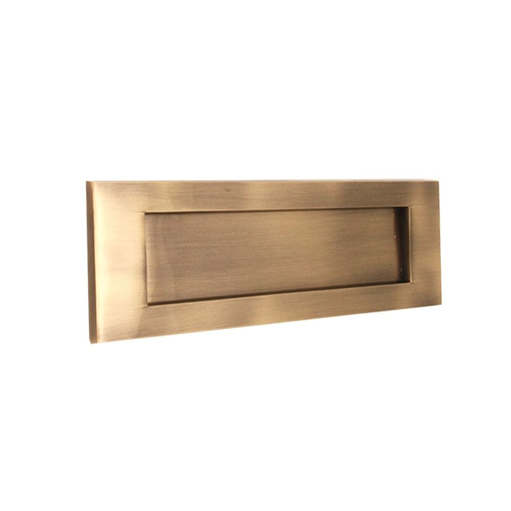 Spira Brass Door Furniture N/A / Antique Brass / Letter Plates Spira Brass - Victorian Letter Plate 300mm Antique Brass