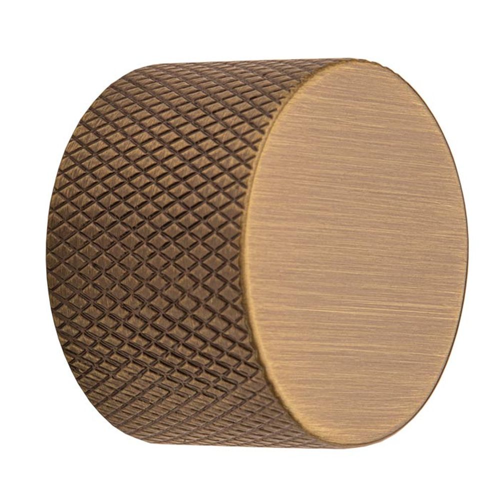 This is an image showing Knurled Dimmer Knob Only - Antique Brass spkdimab available to order from trade door handles, quick delivery and discounted prices.