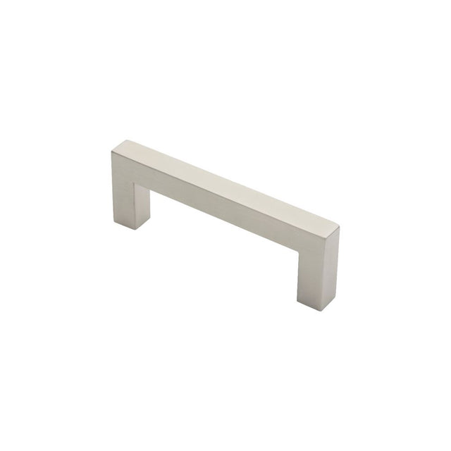 This is an image of a Eurospec - Square Mitred Pull Handle - Satin Stainless Steel that is availble to order from Trade Door Handles in Kendal.