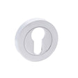 STATUS Door Furniture Polished Chrome / Euro Profile Escutcheons STATUS Euro Escutcheon on Round Rose - Polished Chrome