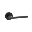 STATUS Door Furniture Matt Black / Round Rose STATUS Georgia Lever on Round Rose - Matt Black