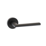 STATUS Door Furniture Matt Black / Round Rose STATUS Georgia Lever on Round Rose - Matt Black