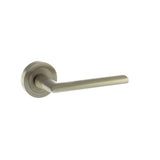 STATUS Door Furniture Satin Nickel / Round Rose STATUS Georgia Lever on Round Rose - Satin Nickel