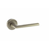 STATUS Door Furniture Satin Nickel / Round Rose STATUS Georgia Lever on Round Rose - Satin Nickel