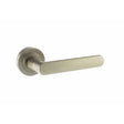 STATUS Door Furniture Satin Nickel / Round Rose STATUS Michigan Lever on Round Rose - Satin Nickel