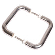 Steel Line Door Furniture Polished Stainless Steel / Back to Back Fixing Pack Steel Line Door Pull Handle Back to Back 150mm Polished Stainless Steel finish