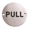 Steel Line Door Furniture Satin Stainless Steel / Signs Steel Line Pull Engraving Satin Stainless Steel finish