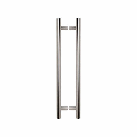 Steel Line Door Furniture Satin Stainless Steel / Back to Back Fixing Pack Steel Line T Pull Back to Back 1400mm Satin Stainless Steel finish
