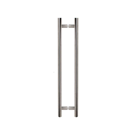 Steel Line Door Furniture Satin Stainless Steel / Back to Back Fixing Pack Steel Line T Pull Back to Back 2000mm Satin Stainless Steel finish