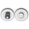Steel Line Door Furniture Polished Stainless Steel / No Steel Line Thumbturn & Emergency Release for Bathroom & Bedroom Doors Polished Stainless Steel finish