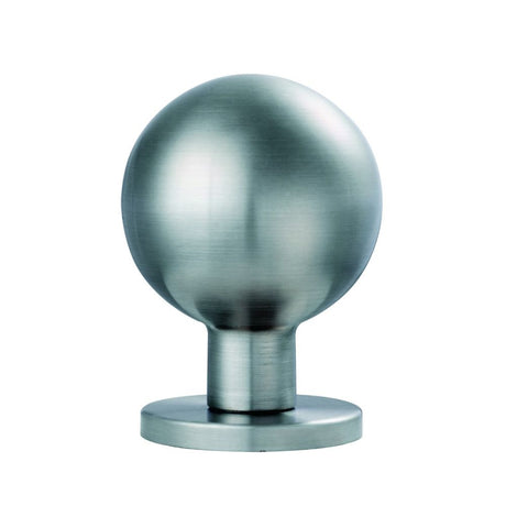 This is an image of a Eurospec - Mortice Knob - Satin Stainless Steel that is availble to order from Trade Door Handles in Kendal.