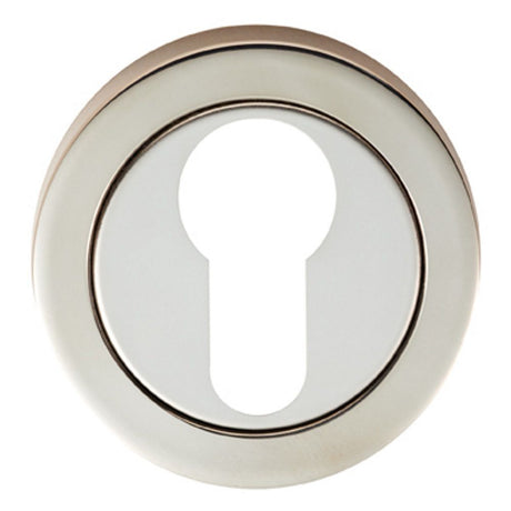 This is an image of a Eurospec - Steelworx SWL Escutcheon - Bright Stainless Steel that is availble to order from Trade Door Handles in Kendal.