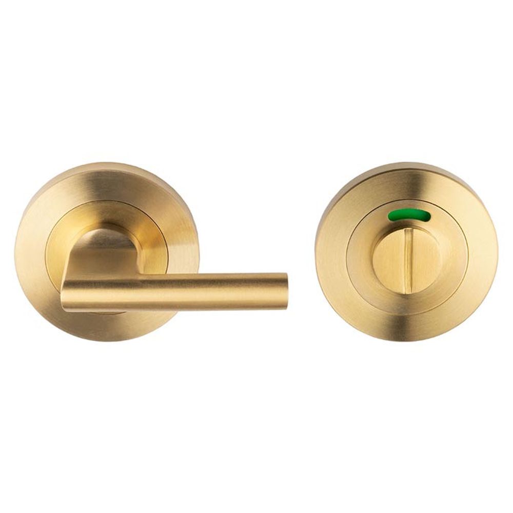 This is an image of a Carlisle Brass - Steelworx SWL Disabled Thumbturn - Satin PVD that is availble to order from Trade Door Handles in Kendal.