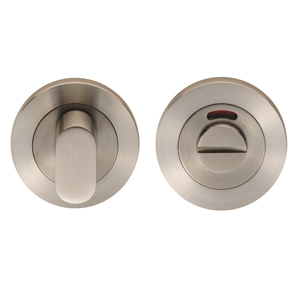 This is an image of a Eurospec - Steelworx SWL Thumbturn - Satin Stainless Steel that is availble to order from Trade Door Handles in Kendal.