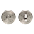 This is an image of a Serozzetta - Turn and Release Satin Nickel - Satin Nickel that is availble to order from Trade Door Handles in Kendal.