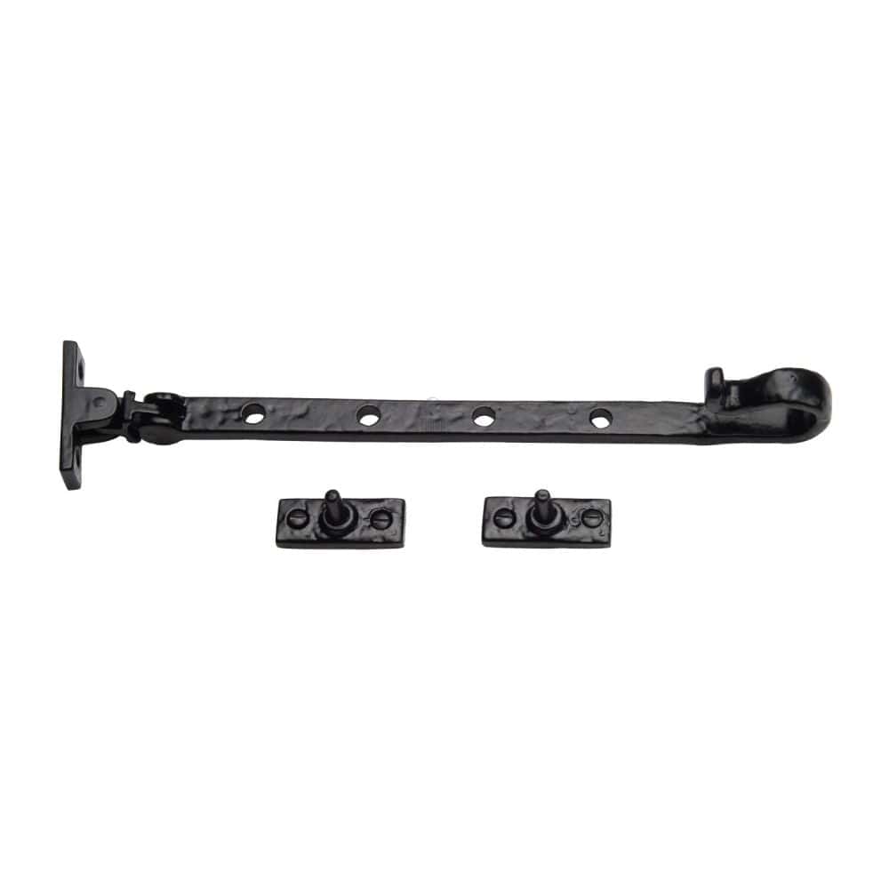 The Tudor Collection Window Furniture Antique Black / 12"/300mm The Tudor Collection - Casement Window Stay 12" Black Iron