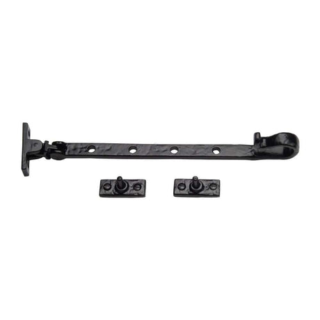 The Tudor Collection Window Furniture Antique Black / 12"/300mm The Tudor Collection - Casement Window Stay 12" Black Iron