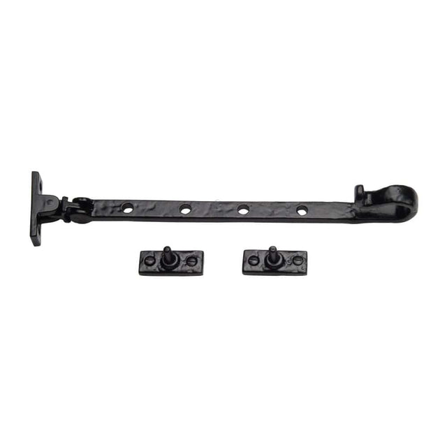The Tudor Collection Window Furniture Antique Black / 12"/300mm The Tudor Collection - Casement Window Stay 12" Black Iron