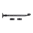 The Tudor Collection Window Furniture Antique Black / 12"/300mm The Tudor Collection - Casement Window Stay Monkey Tail Pattern 12" Black Iron