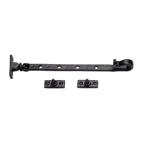 The Tudor Collection Window Furniture Antique Black / 12"/300mm The Tudor Collection - Casement Window Stay Shepherd's Crook Pattern 12" Black
