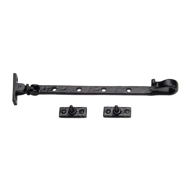 The Tudor Collection Window Furniture Antique Black / 12"/300mm The Tudor Collection - Casement Window Stay Shepherd's Crook Pattern 12" Black