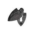 The Tudor Collection Door Furniture Antique Black / Mortice Key Profile Escutcheons The Tudor Collection - Covered Keyhole Black Iron