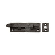 The Tudor Collection Accessories Antique Black / Cranked Surface Bolts / 75mm / 3" The Tudor Collection - Door Bolt Necked 3" Black Iron