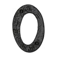 The Tudor Collection Door Furniture Antique Black / Numerals / 0 The Tudor Collection - Numeral 0 - 4" Black Iron