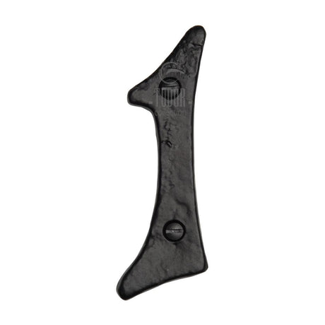 The Tudor Collection Door Furniture Antique Black / Numerals / 1 The Tudor Collection - Numeral 1 - 4" Black Iron
