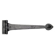 The Tudor Collection Hinges Antique Black / Tee Hinges / 18" (457mm) The Tudor Collection - Strap Hinge 18" Black Iron