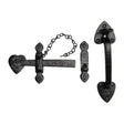 The Tudor Collection Door Furniture Antique Black / Thumb Latch The Tudor Collection - Suffolk Latch Black Iron