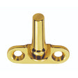 This is an image of a Carlisle Brass - Flush Fitting Casement Pin - Polished Brass that is availble to order from Trade Door Handles in Kendal.