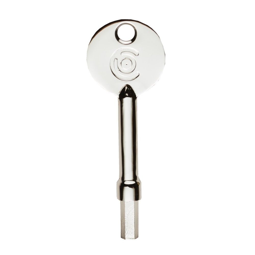 High quality image of Carlisle Brass - Key to suit Window fittings - Polished Chrome | Sku. wfkey-4mmcp | Trade Door Handles, Kendal.