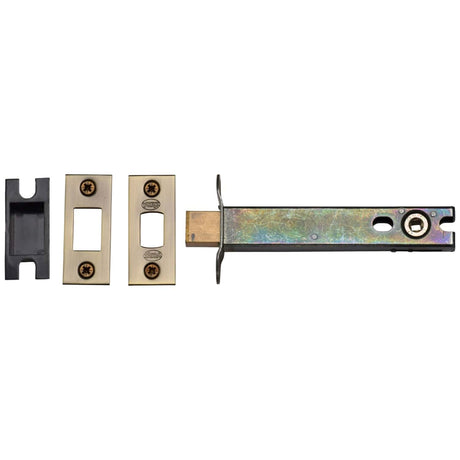 M.Marcus Locks & Latches Antique Brass / Tubular Dead Bolts / 5" / 127mm York - 5" Tubular Bathroom Bolt Antique